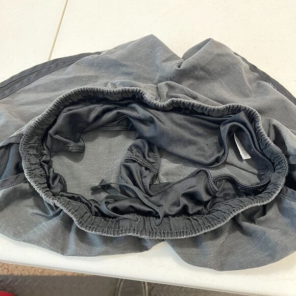 Nike Shorts Womens Small Gray Lined Drawstring Running‎ Gym Workout - Picture 3 of 10